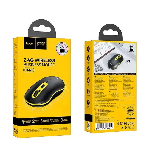 HOCO GM21 Souris sans-fil 2.4G 1600 DPI