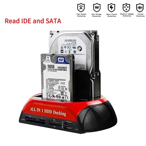 Station d'accueil Docking DockStation HDD All in one SATA IDE USB 2.0 e-SATA model:875