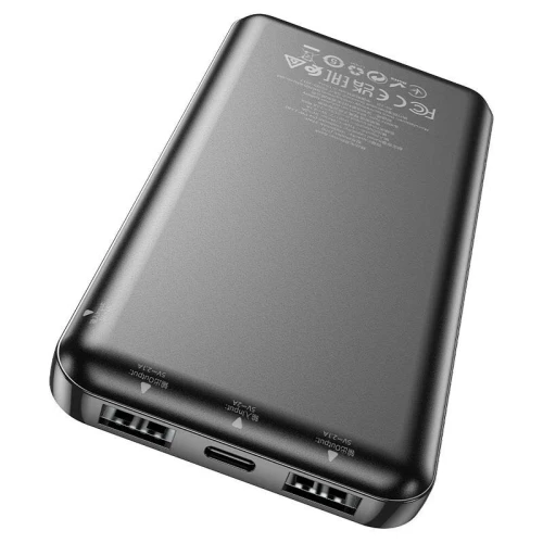 HOCO J100 POWER BANK 10000mAh charge rapide USB-C + USB-A