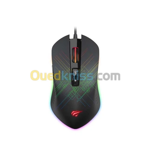 Souris Gaming HAVIT MS1019 6400 DPI RGB 7 Boutons
