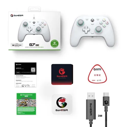 Manette Filaire Gamesir G7 SE pour Xbox Series X|S, Xbox One & PC Windows avec GAME PASS 1 Mois
