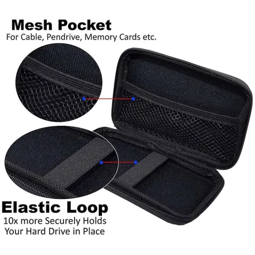 Pochette Étui anti-choc pour disque dur externe HDD SSD USB 2.5 pouces