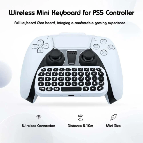 Mini Clavier sans-fil pour Manette PS5 DOBE TP5-0556 avec support