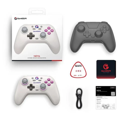 Manette de jeux sans-fil GAMESIR NOVA T4N Multiplateforme avec Boitier pour ANDROID PC IOS SWITCH