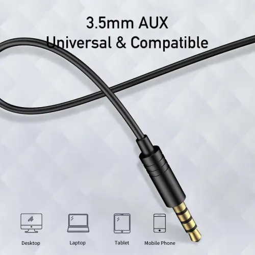 Ecouteur filaire Sports Audio Jack 3.5mm avec Microphone AWEI L3