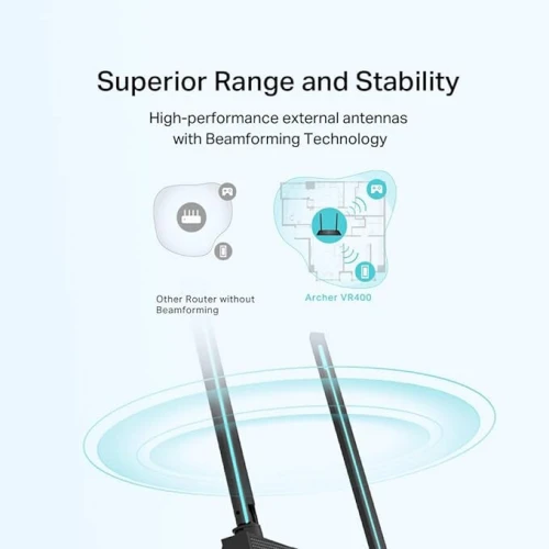 TP-Link Archer VR400 Modem Routeur VDSL2/ADSL2+ Wi-Fi AC1200