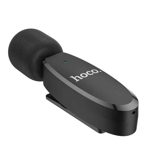 Microphone cravate Lavalier sans-fil HOCO L15 avec récepteur prise Type-C