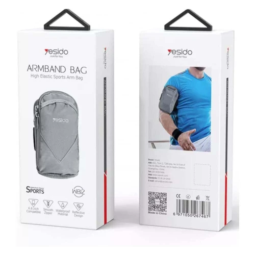 Porte Brassard Smartphone sur bras pour sport YESIDO WB12