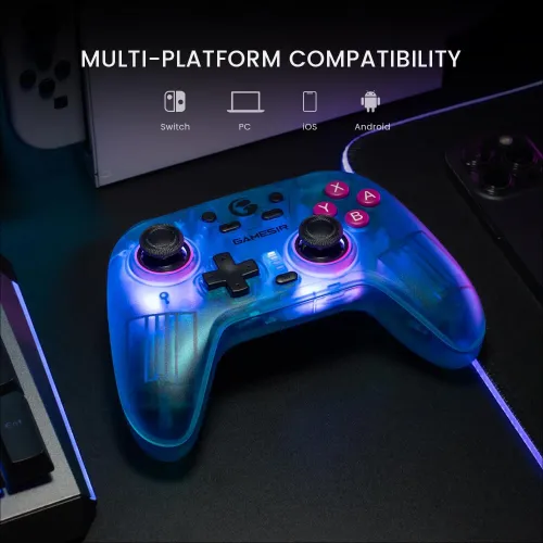 Manette de jeux sans-fil GAMESIR NOVA T4N Multiplateforme avec Boitier pour ANDROID PC IOS SWITCH