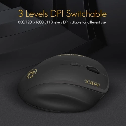 IMICE G6 Souris Sans-fil 2.4GHz Gaming 6 Boutons 1600DPI
