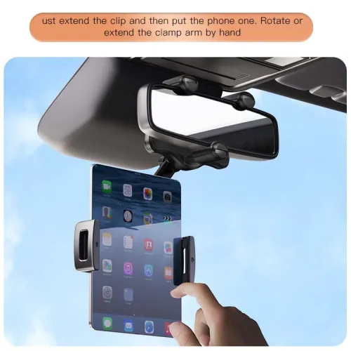 YESIDO C196 Support Tablette Smartphone voiture sur rétroviseur intérieur Auto