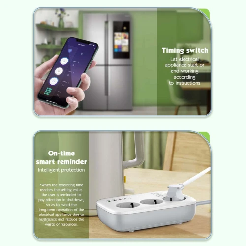 LDNIO SEW3452 Multiprise Connectée Wi-Fi 3 x Prise + Chargeur 3 x USB + 1 x Type-c PD QC