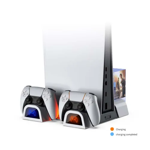 Support Docking Vertical de refroidissement pour PS5 Station de charge manette PS5 DOBE TP5-3536B