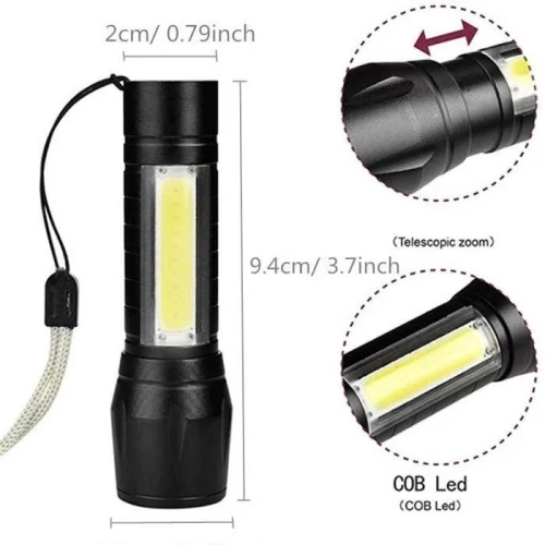 Torche Lampe de poche UNIROSS Pocket light Rechargeable 80 Lumens ULFL013