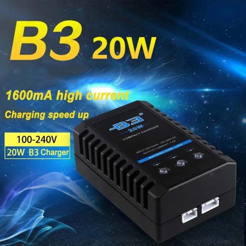 Chargeur de batterie Lipo B3 20W 7.4V 11.1V 2S- 3S