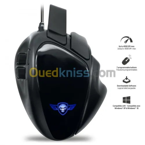 Souris Gaming Filaire USB Spirit of gamer ELITE M70 Ergonomique Modulaire
