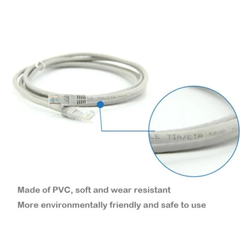 Câble Ethernet Réseau CAT 6 RJ45 LAN UTP 1.5m 3m 5m 10m 15m 20m 25m 30m 40m 50m 100m
