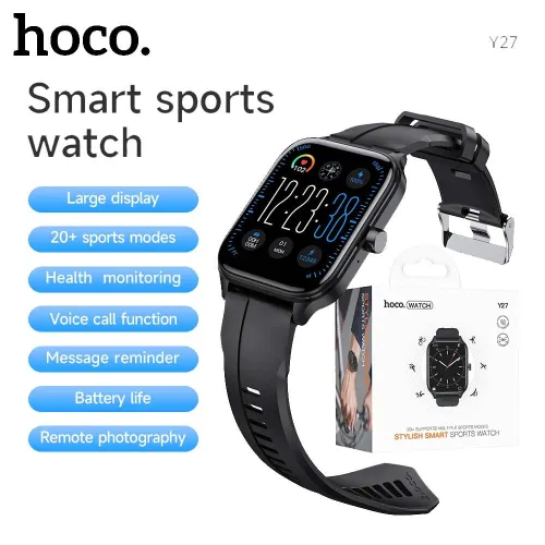 HOCO Y27 Smart Watch Montre connectée Sports, appels, cardio, sommeil