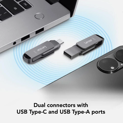 Clé USB Flash disque Lexar D400 Dual type-c type-a USB 3.1 130MB/s 64GB 128GB