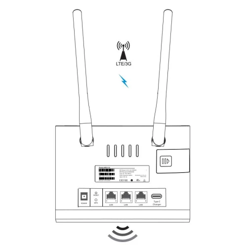 TopLink Pro2 MR311A Routeur 4G SIM Modem LTE Sans-fil 450Mbps WiFi 6