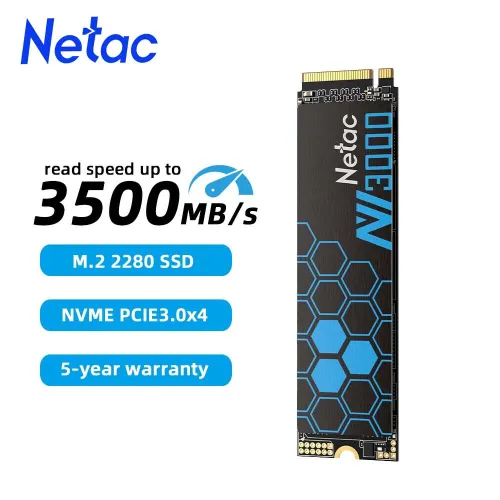 Netac NV3000 SSD Interne M.2 NVME 2280 500GB