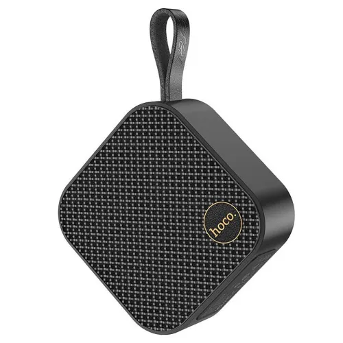 Haut parleur sans-fil Bluetooth 5.2 AUX USB TF Radio FM HOCO HC22 pour smartphone, PC, Android -Noir