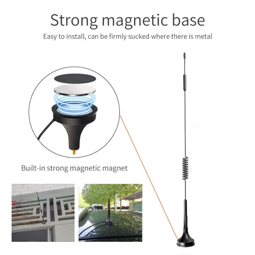 Antenne 4G LTE Pour Routeur Modem 12dBi avec Cable 5m 10m Connecteur SMA mâle