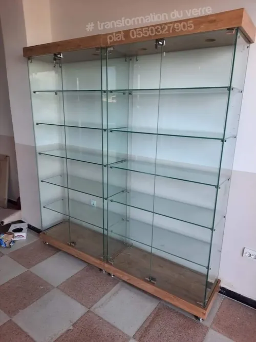 Armoire d'exposition en verre 85cm 