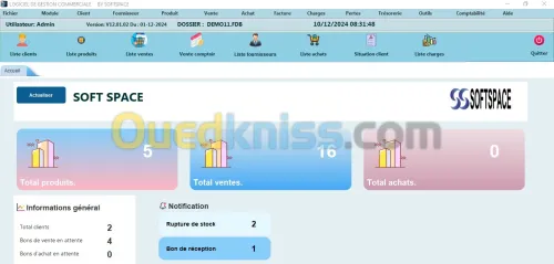 SOFT-COM LOGICIEL DE GESTION COMMERCIALE 
