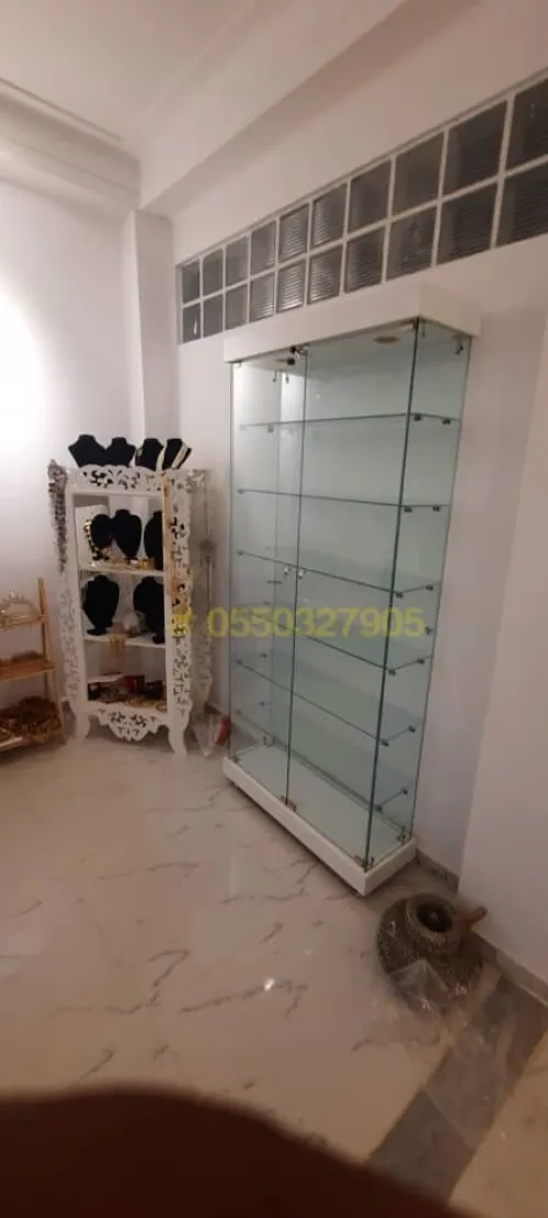 Armoire d'exposition en verre 85cm 