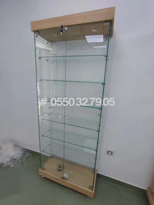 Armoire d'exposition en verre 85cm 