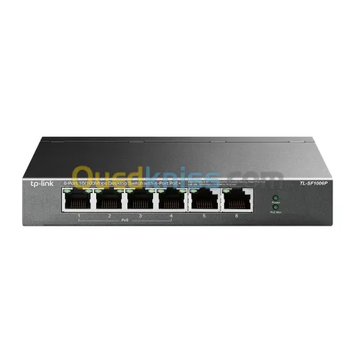Switch de Bureau 6 Ports 10/100 Mbps avec 4 Ports PoE+ - TP-Link