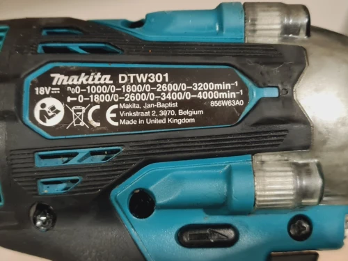 Boulonneuse sans fil compact 1/2" 580Nm 4 mode - MAKITA DTW301 auto stop (BL-UK-2025)