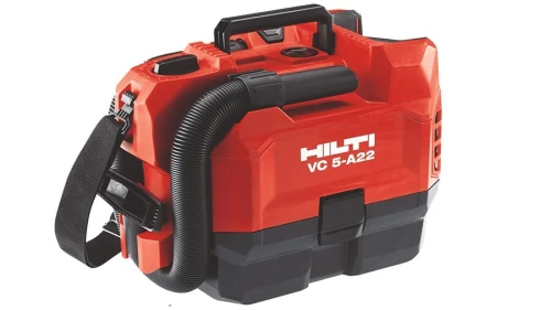 Aspirateur sans fil 22V/1x5,2Ah avec accessoires - HILTI VC 5-A22 (neuf)