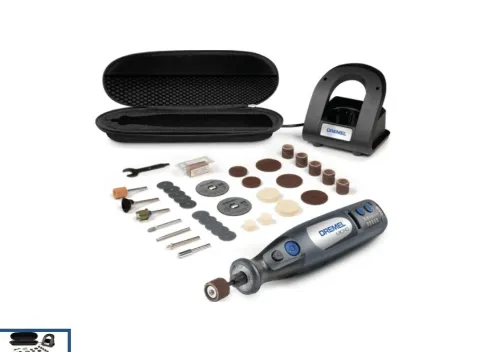 Dremel Micro - Outil Multifonction Rotatif Sans-fil 7,2V avec 35 Accessoires, Vitesse Variable