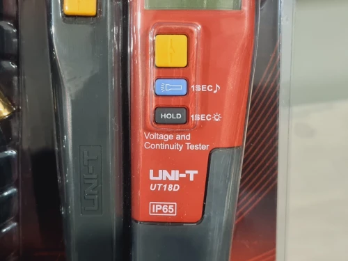 UNI-T UT18D - Testeur de tension et de continuité et RCD IP65 Affichage LCD (CE-ISO9001)