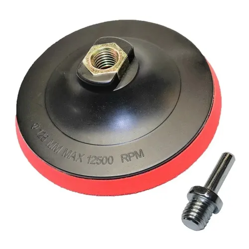 Plateau de ponçage scratch 125mm M14 avec adaptateur de perceuse - HOMA'S (italy)