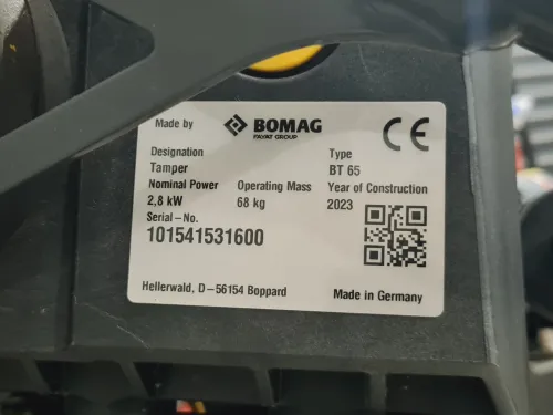 Pilonneuse BOMAG BT 65 moteur HONDA robuste fiable et extremement solide (2023-Germany)