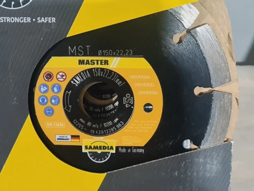 Disque diamant universel SAMEDIA MST 115 /125 /150 /230mm (EN 13236-Germany)