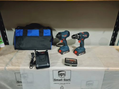 Kit BOSCH 18V 3.0Ah perceuse GSR 18V-28 visseuse à choc GDR 18V-160
