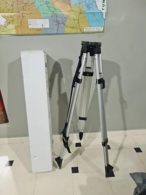 Trépied robuste universel de 103-168cm pour laser rotatif, station totale, théodolithes, GPS 