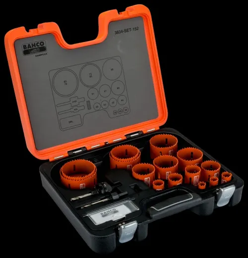 Coffret de 18 scie cloche bimétal 16 à 83mm - BAHCO Sandflex (Europe)