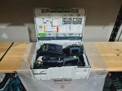 Scie oscillant / outil multifonction FESTOOL VECTURO OSC 18 Li 3.1 E-Set + accessoires (Germany)
