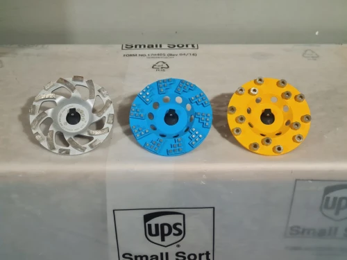 Meule diamant 125mm multi matériaux pour les ponceuses à béton - EXCEDIAM (France)
