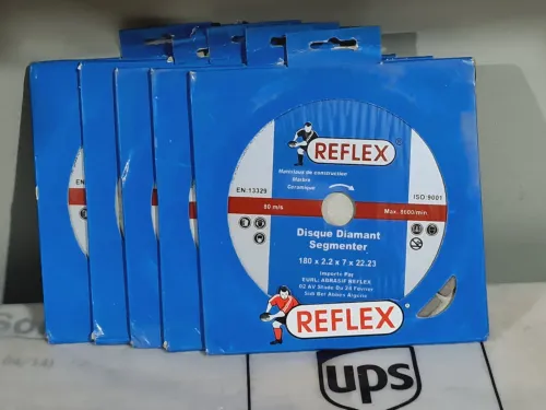 REFLEX - Disque diamant 180mm marbre /ceramique / matériaux de construction (EN13329-ISO9001) 
