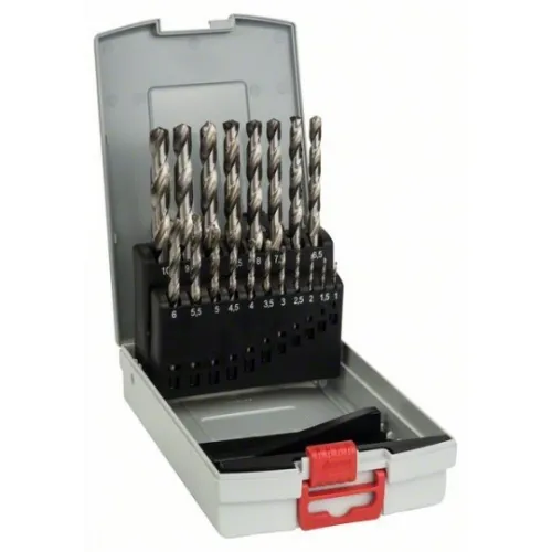 Forets à métaux HSS-G assortiment ProBox de 19 pièces BOSCH Professionnel (DIN338)