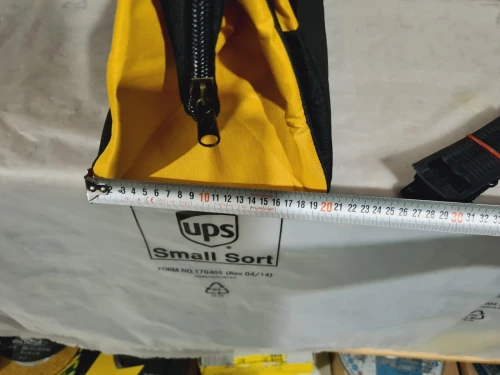 Sac à outil noire/jaune 42x20x25 14 poche (Haute qualité) 