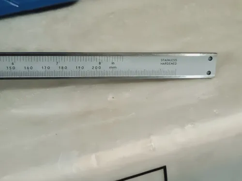 Pied à coulisse monobloc en acier inoxydable avec réglage fin 150mm/200mm - DASQUA 1120-3115/3120