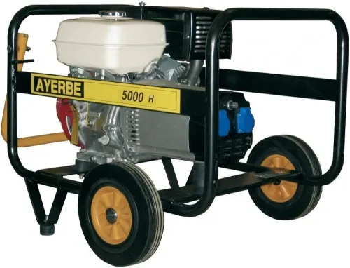 Groupe electrogène ess 5KVA 220V moteur HONDA GX270 - AYERBE 5000H (Italy-Japan)