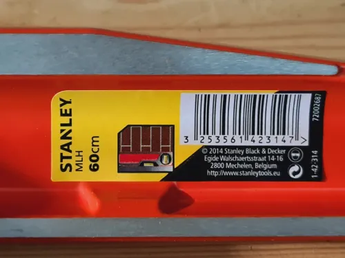 Niveau antichoc original STANLEY MLH 50 / MLH 100 (France)